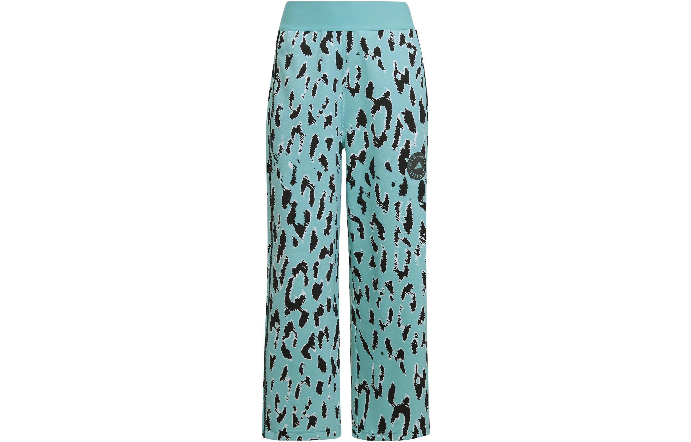 

Adidas X Stella McCartney Knitted Sweatpants Women s Green Moderate Wide Leg Pants HA8965 S