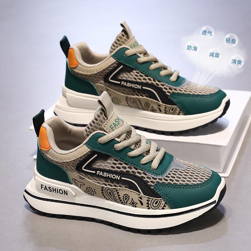 Men's Shoes Spring New Trendy Versatile Casual Sports Shoes for Men's Thick Sole Height-enhancing Breathable Dad Shoes for Men