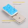 Alloy Magnetic Push Card Fidget Mechanical Slider Haptic Coin EDC Relieve Anti Stress Reducing Sensory Toys Antistress Things