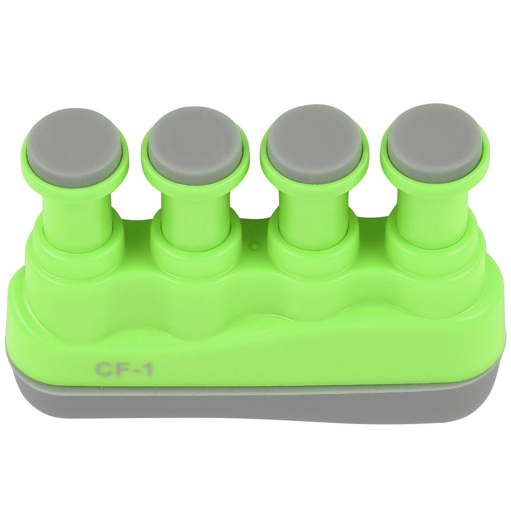 Dispozitiv de Întărire a Degetelor Antrenament cu Declanșator Exercițiu pentru Prinderea Mâinii Antrenor Ergonomic din Silicon pentru ChitarăVerde