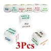 3Pcs New Funny Drinking Sip Dice Roll Decider Die Game Party Bar Club Pub Gift Toy Entertainment Games Drink And Shake The Dice