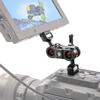 Multi Function Dual Ball Head Hot Shoe Magic Arm Mount Adapter Camera Accessory