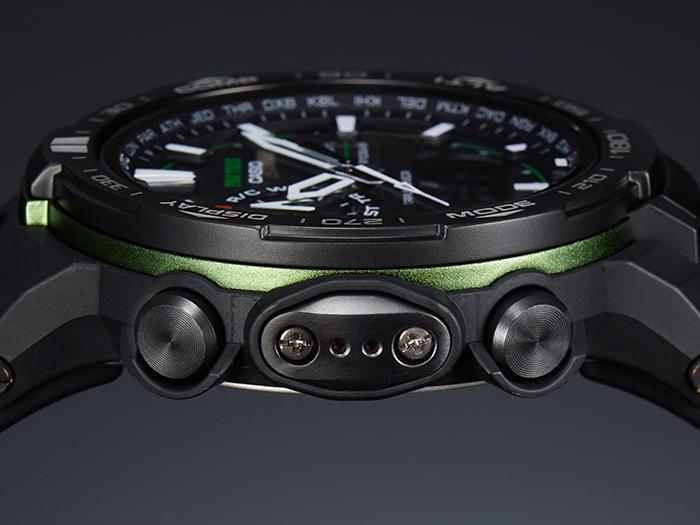 Casio Orologio Digitale al Quarzo Pro Trek da Uomo in Acciaio Inossidabile Resistente all'Acqua 100M PRW-6000Y-1A