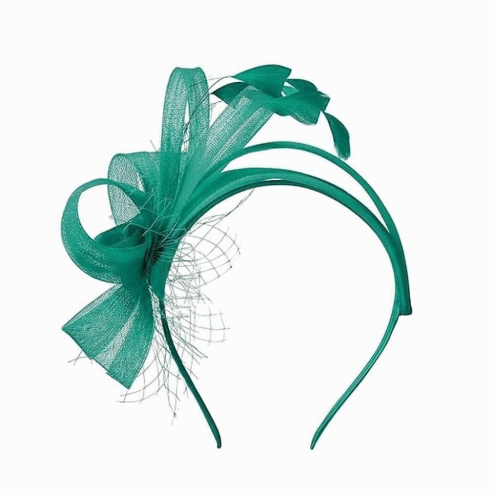 Haarschmuck Feder Netz Stirnband Einfarbige Vintage Elegante Fascinator Haarreif Kopfbedeckung Kreativ