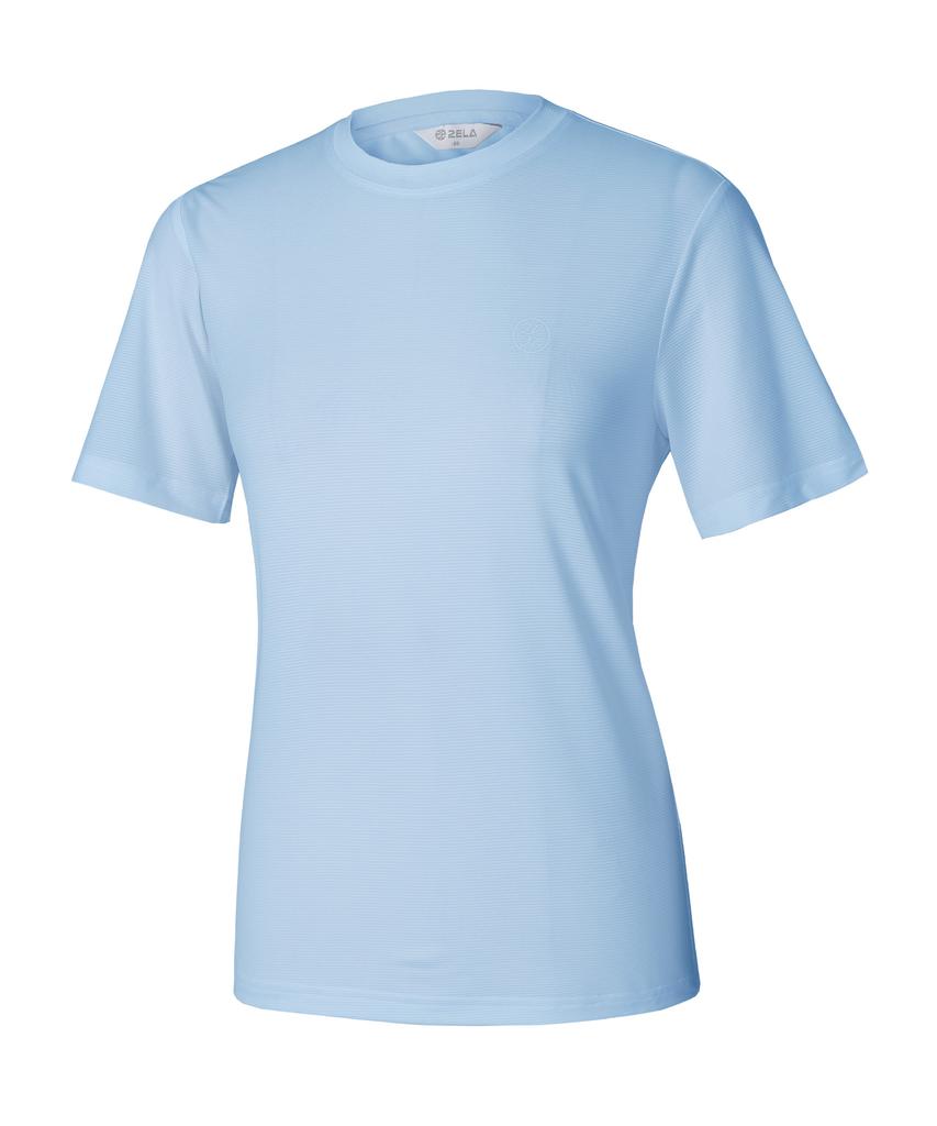 2ELA Women'S Ice Silk Cooling Round Short Sleeve T-Shirt 5 Colors (Type B)
