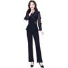 New Spring 2026 Fashion: Women's Stylish Two-Piece Suit - Elegant, Age-Defying Goddess Style Pants Set for the Professional Woman.