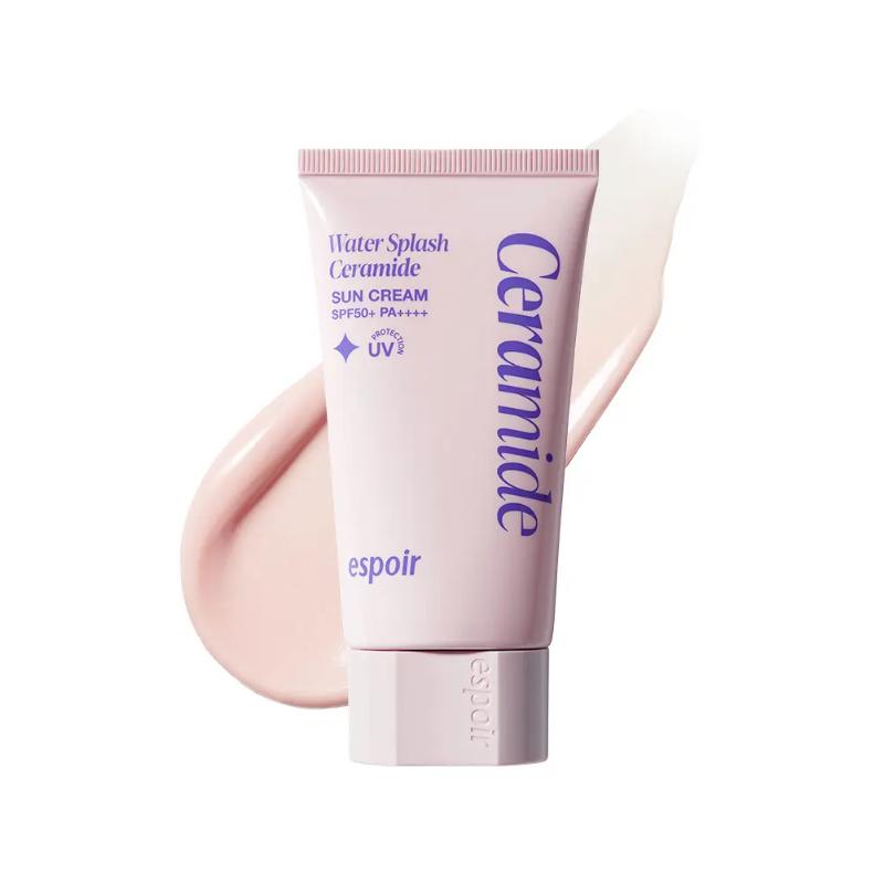 [espoir] Water Splash Sun Cream SPF50+ PA++++ (50ml) - Ceramide / Tone-up / Tan Glow / Soothing Option Ceramide