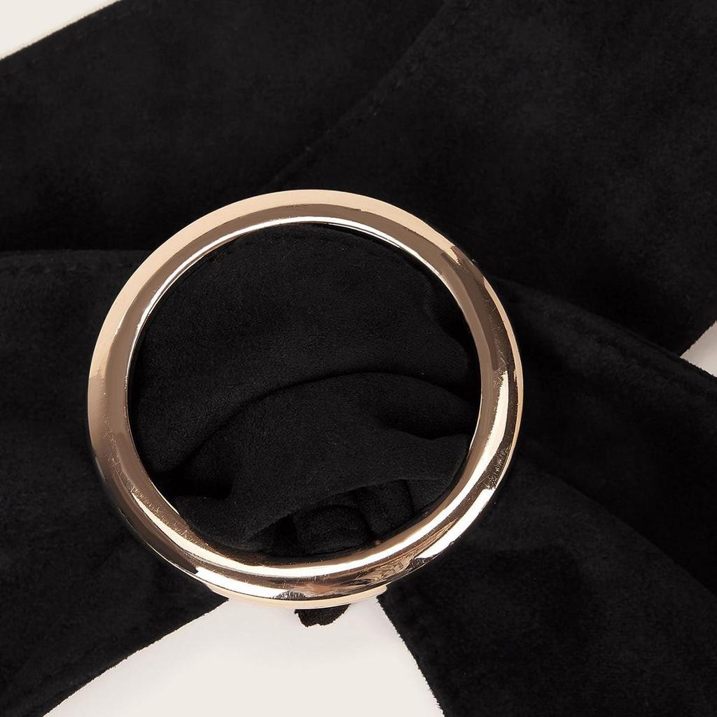 Dámský vysoce kvalitní semišový pásek s kulatou sponou - Měkký, pohodlný a všestranný pasový doplněk