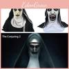 The Conjuring 2 Horror Nun Latex Mask Costume For Halloween Cosplay Party Props