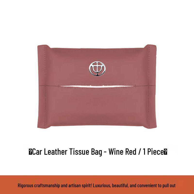 Zhonghua Junjie FRV H320 V7 Car Headrest Leather Tissue Box Pouch