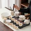 Dunhuang Cultural White Porcelain Kung Fu Tea Set