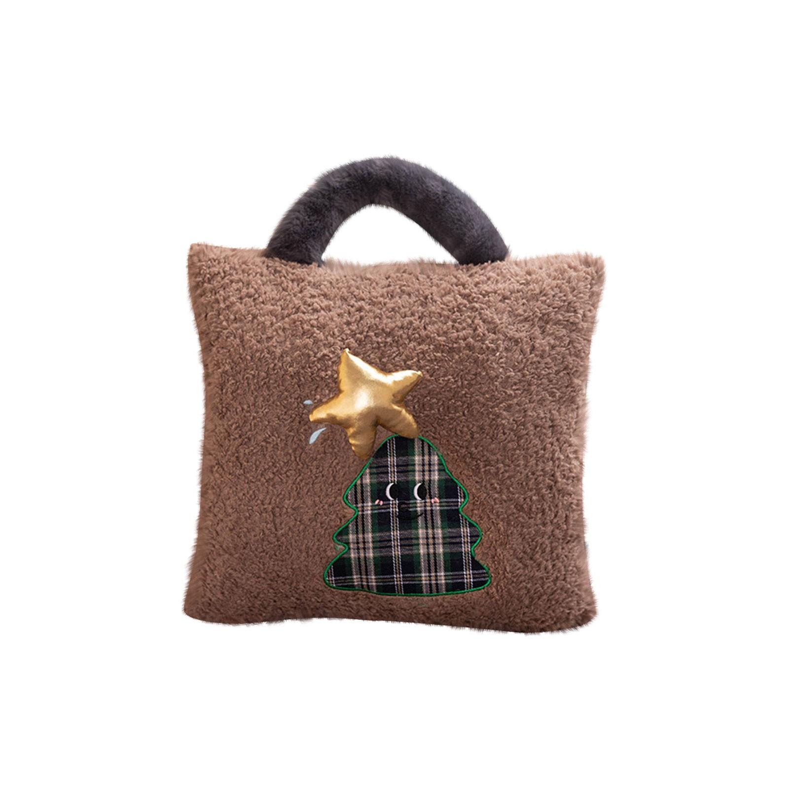 

Милый Клаус Лось Рождественская елка плюшевая игрушка подарок кукла диван подушка подушка One Size коричневый