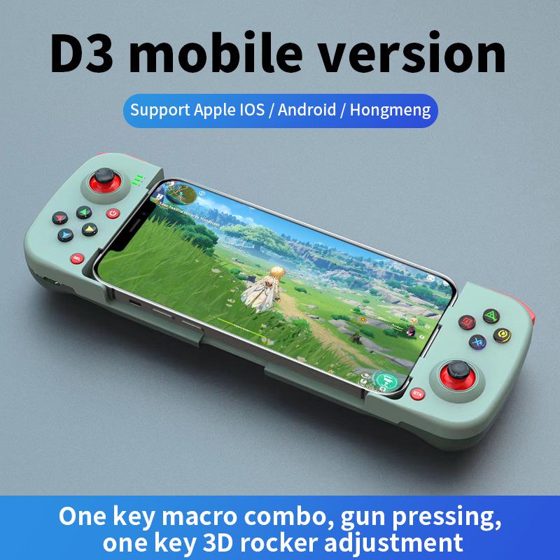 D3 Stretch Bluetooth 5.0 Wireless Game Controller for Android & iOS with MFI Direct Connection