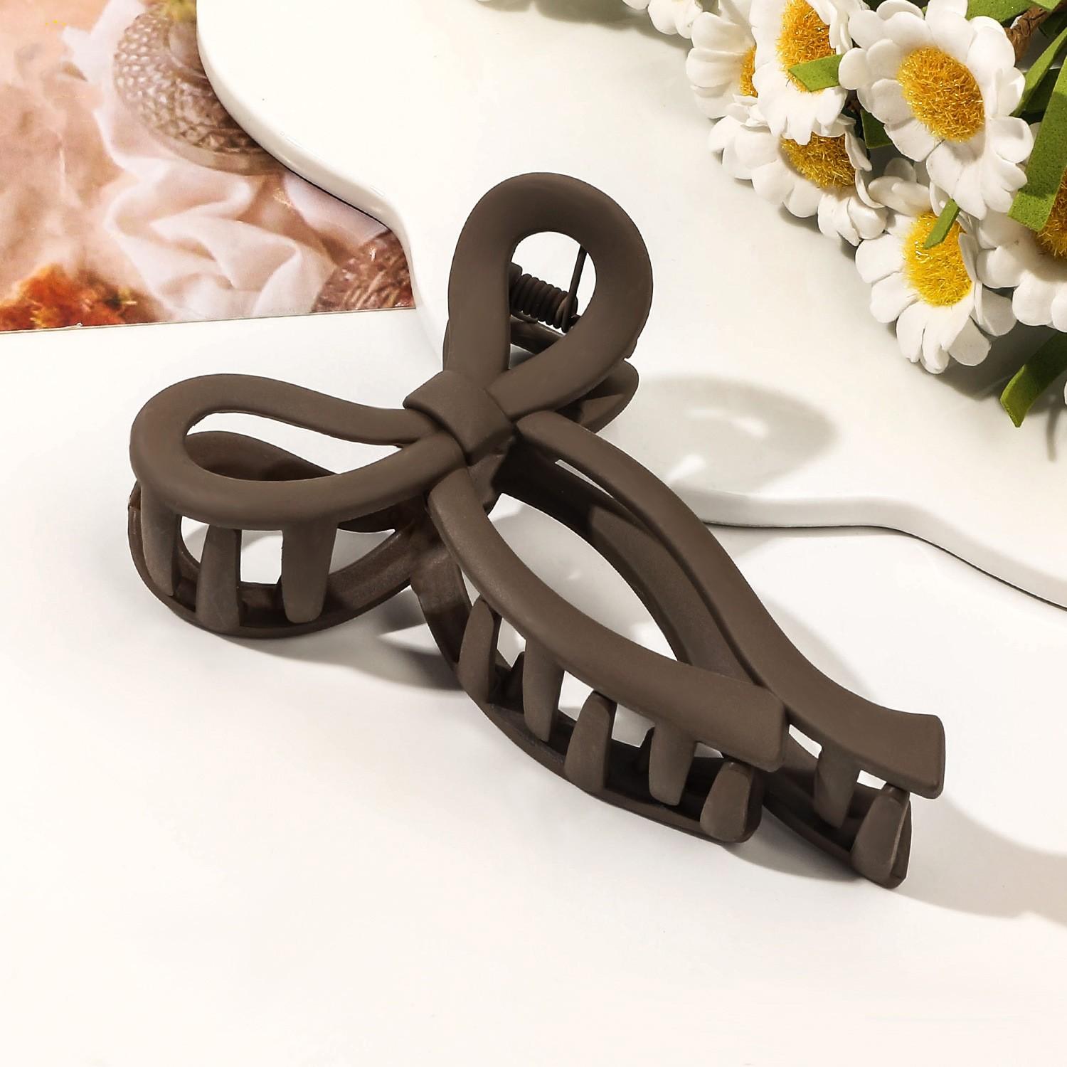 

Темпераментный желейный цвет, акриловый зажим для волос с бантом, зажим для волос для женщин и девочек, простая корейская модная заколка для волос в виде катушки, аксессуары для укладки волос