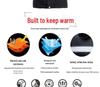 Military-Style Extra Long Reflective Winter Overcoat - Cold-Proof Security Guard Uniform with Cotton Insulation