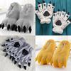 Cozy Dinosaur Cosplay Costume Slippers With Soft Plush Paw Shoes For Winter Warmth