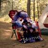 Personalized Custom Name Blanket - Genshin Impact Ayaka Kamisato Print Design,Blanket for Sofa,Bed,Travel,Camping - Soft and Warm, Great Gift