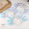 Light Up Headband Glowing Crown Singers LED Laser Hairband Flashing Headdress Luminous Crown Nightclub Cosplay Party Headwear
