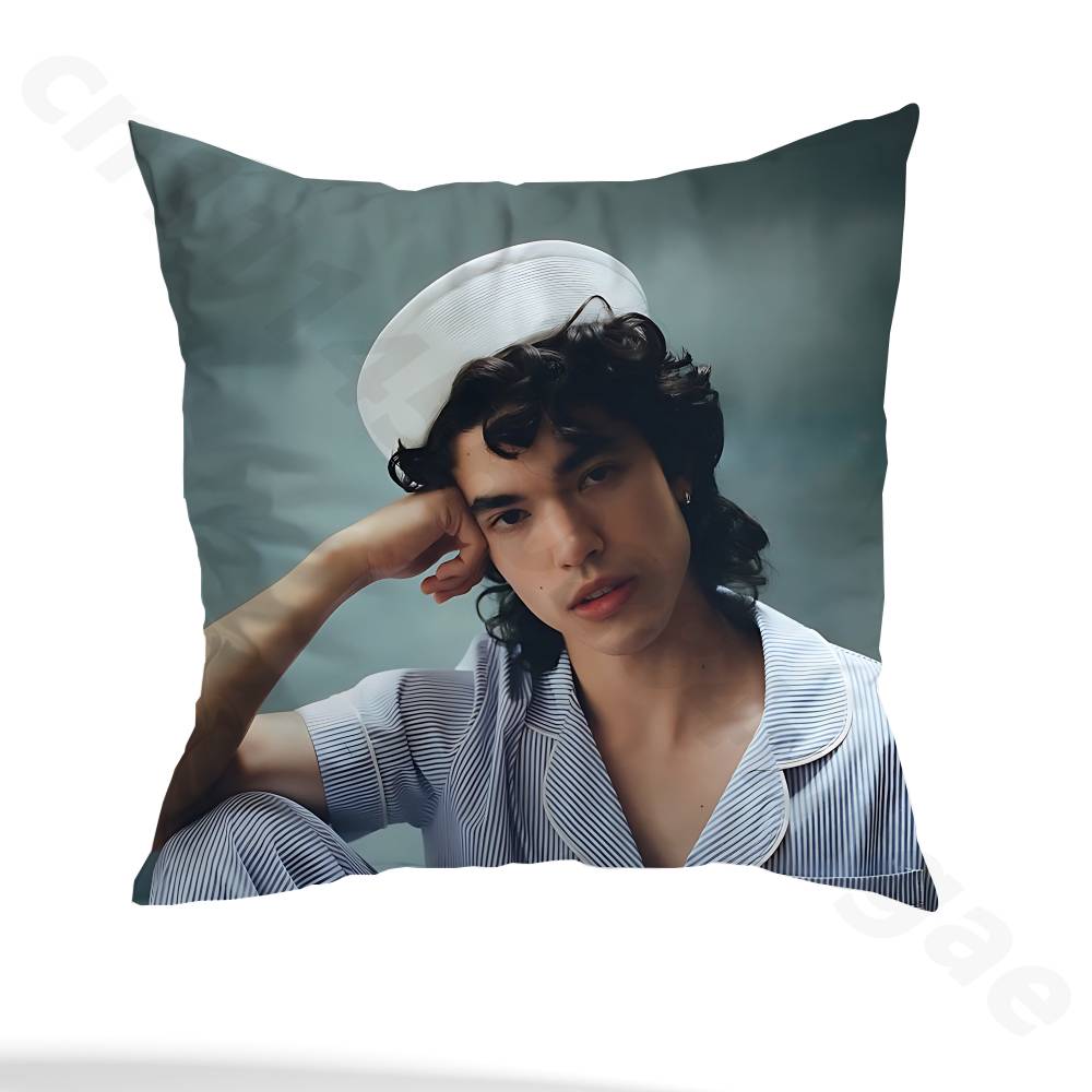 Conan Singer G-Gray Pillow Case Anti-dustmite Pillowcase Invisible zipper silky short plush Sofa cushion cover