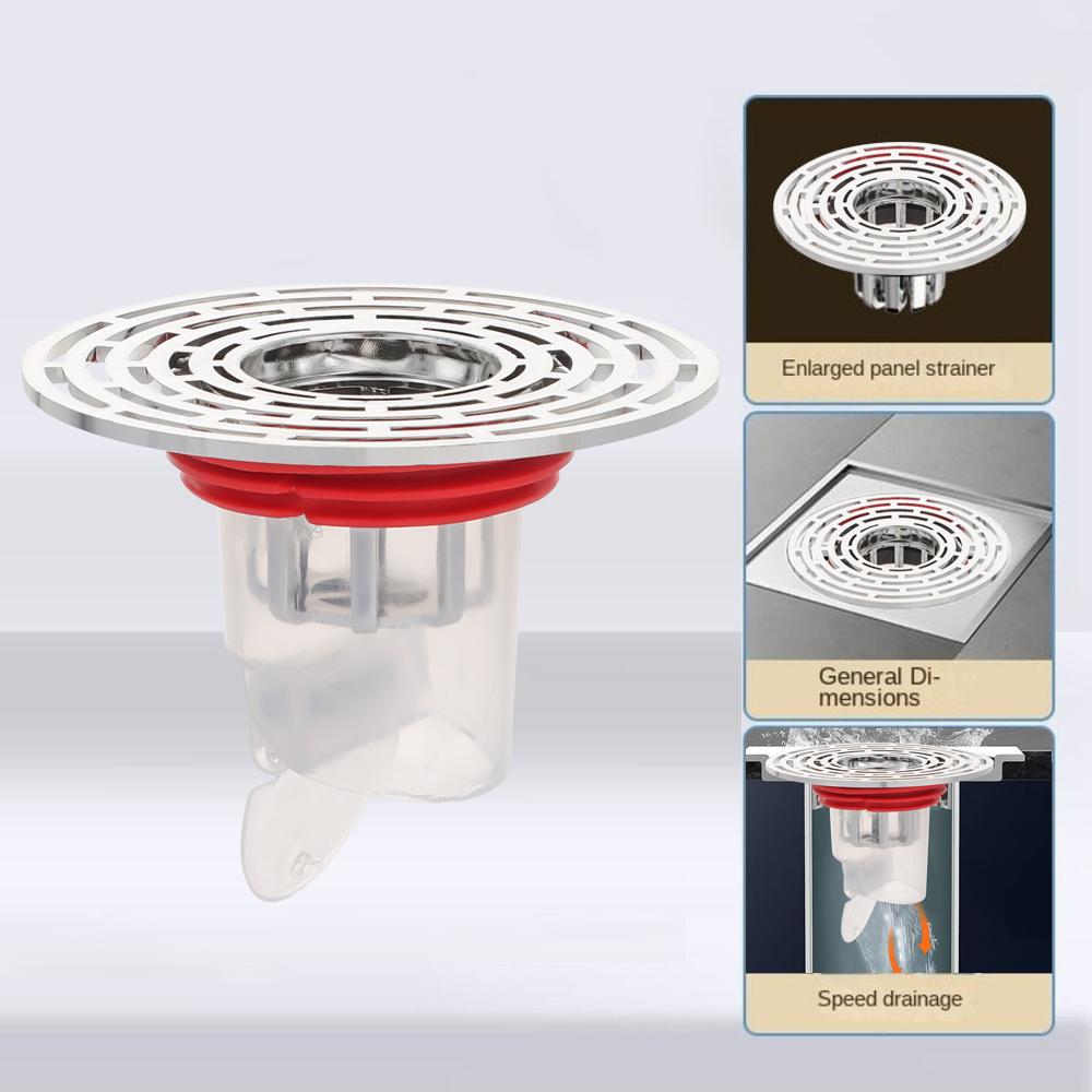 Odor Prevention Shower Drain Filter Self-Closing Bathroom Sewer Device Floor Drain Core  Bathroom