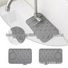 Dual-Sided Silicone Sink Mat: Splash-Proof, Quick-Dry, Kitchen & Bathroom Faucet Baffle.