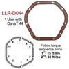 Für D044 Auto Differential Dichtung Gummiabdeckung Dichtung Hitzebeständige Gehäuseabdeckung Dichtung Elastisch Ersatz Auto Teile Für Dana 44