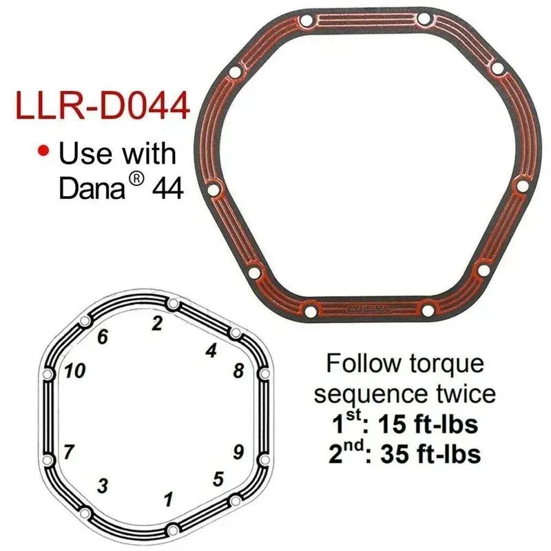 Für D044 Auto Differential Dichtung Gummiabdeckung Dichtung Hitzebeständige Gehäuseabdeckung Dichtung Elastisch Ersatz Auto Teile Für Dana 44