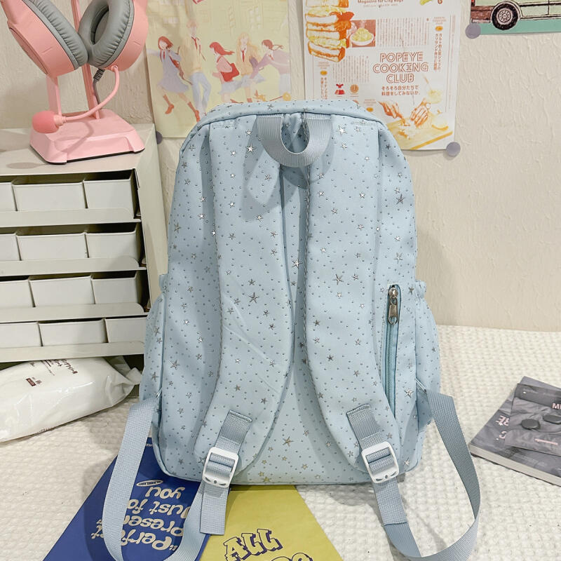 Star Backpack Women's Large Capacity Travel Backpack Student School Bag