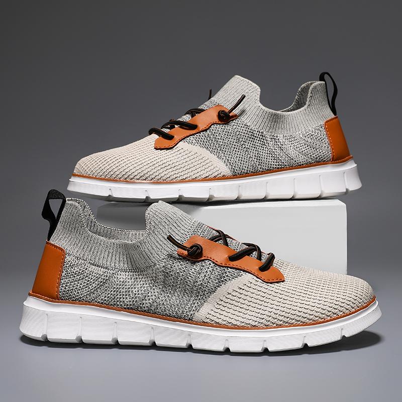 TUINANLE Herren-Mesh-Schuhe Atmungsaktive Loafer Leichte Bootsschuhe Outdoor Vulkanisierte Tauch-Sneaker