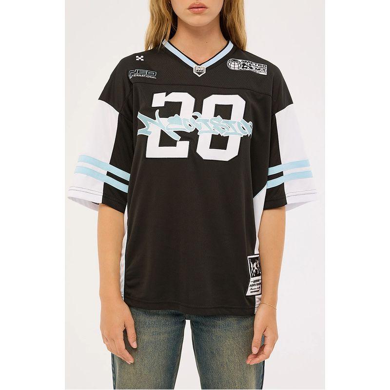 Foreign Trade Original Order Neo * Vision Frontier 20 Men and Women Same Style American Exercise Jersey Casual Loose Short Sleeve T-shirt
