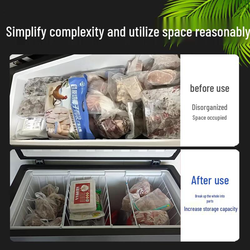 Mehrschichtiges Gefrierfach-Aufbewahrungsregal-Korb