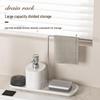 Japanese Dual-Use Kitchen Rack: Manual Soap & Hand Sanitizer Dispenser