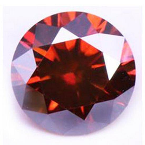 Round Multicolor Moissanite Stones: Red, Yellow, Blue, Green & Paraiba Colors