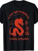 Unisex Vintage Lee Ho Fooks Chinees Restaurant Retro T-shirt 1978 Grafische Print met Rode Draak EST 1978 Ontwerp LooseFit