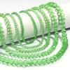 3 4 6 8 10mm Crystal Rondelle Beads Green Abacus Faceted Glass Loose Beads For Jewelry Making DIY Bracelets Necklace Accessories