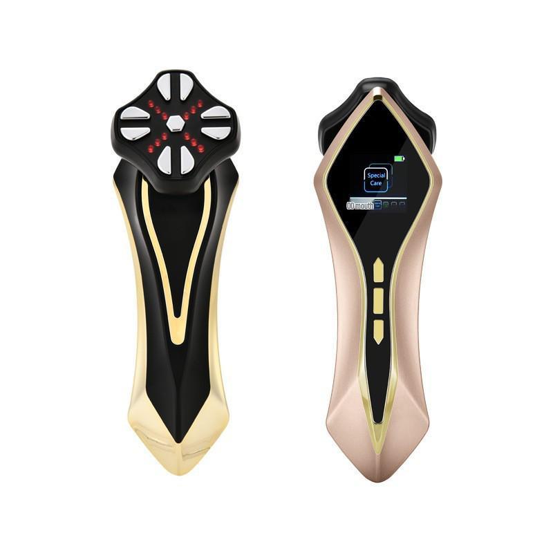 RF EMS Microcurrent Face Lift & Tightening Massager with Light Therapy