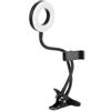 USB Fill Light LED Ring Light 10 Gears Dimming with Clip for Live Photography Reading Embroidery