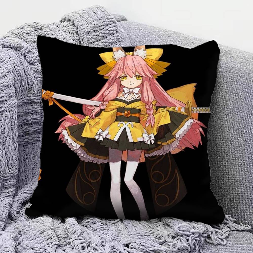 Tamamovitch Koyanskaya Tamamo No Mae Fate Pillow Covers Home Sofa Cushion Covers and Aecorative Custom