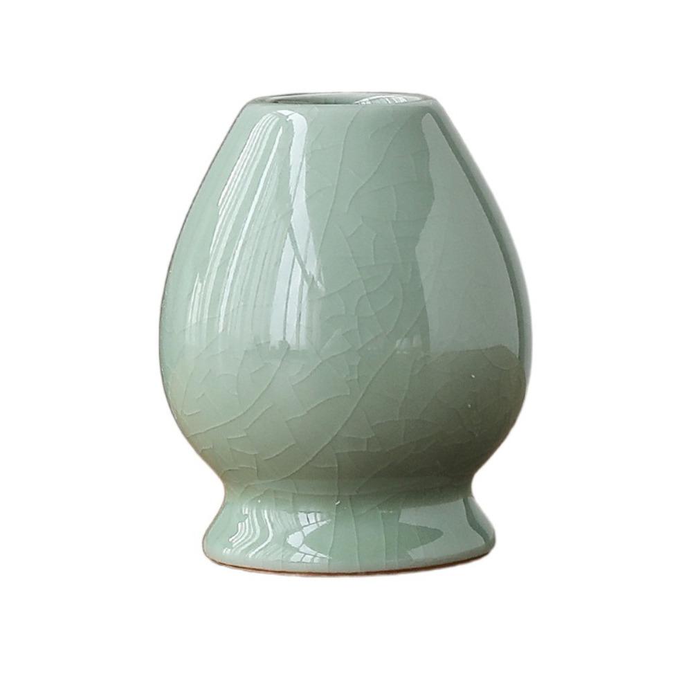 

Cherry Blossoms Printing Matcha Holder Ceramic Matcha Chasen Holder Matcha Stand Tea Ceremony C