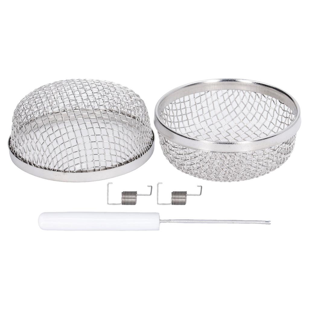 2Pcs RV Water Heater Vent Cover Stainless Steel 2.8in Flying Insect Screen RV Furnace Vent Cover