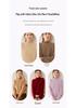 2024 Autumn/Winter Cashmere Sweater: Ladies' Half-High Neck, Wheat Ear Jacquard, Korean-Style Loose Slimming Knitwear