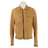 Amiri Side-zip Suede Single Rider Jacket Jacket M beigeUsed
