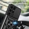 Applicable to Samsung s24U window push goggles ring mobile phone case s24P car bracket cis armor anti-drop cover wholesale