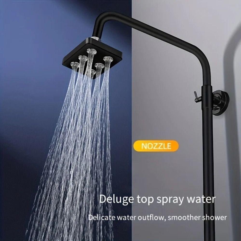 360° Rotating Top Spray Shower Head Wall-Mounted Shower Replacement Bath Shower Head  Home