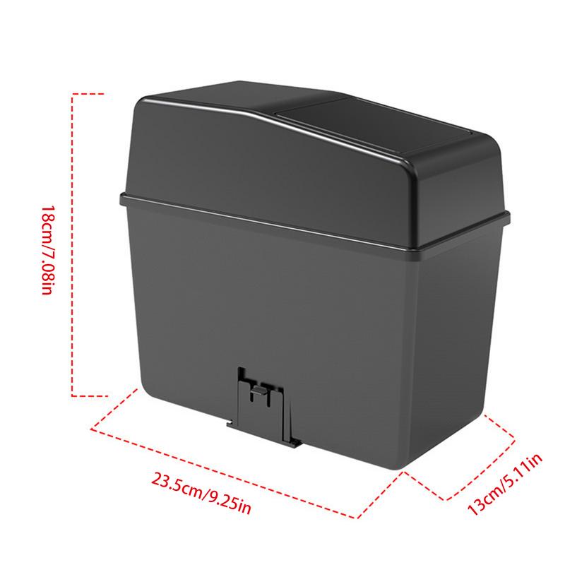 Auto Mülleimer Aufbewahrung Müllbehälter Auslaufsicherer Organizer Tragbarer Wasserdichter Mülleimer 2L Fassungsvermögen Mehrzweckbehälter