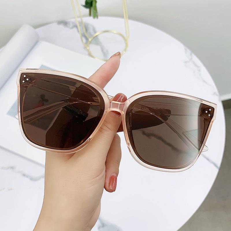 Women's Large Frame Sunglasses - High-End Celebrity Style & Trendy Sunshade Glasses