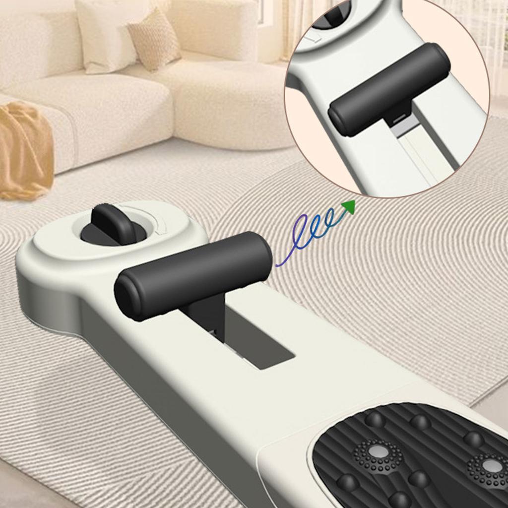 Foot Arch Trainer with Adjustable Resistance Massage Roller 2 in 1 Design Portable Foot Exerciser White