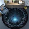 Cartoon Print Round Area Rug,Carpet Rug for Living Room Bedroom Sofa Playroom Decor,Non-slip Floor Mat