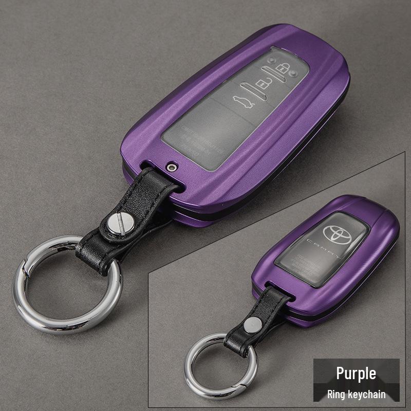 Toyota Key Case for Corolla, Camry, Avalon - Protective Metal Buckle Cover