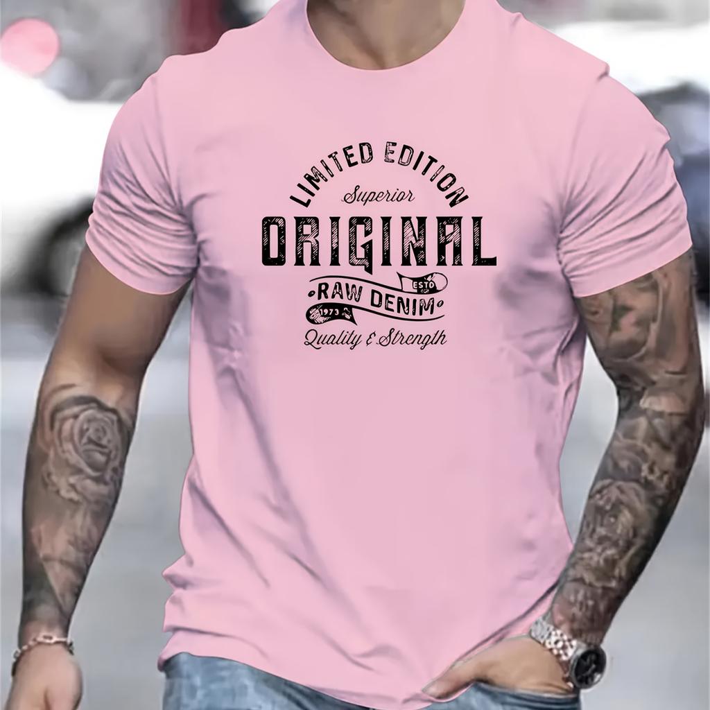 Mens summer 100 pure cotton fashionable casual sports loose edition pattern printed round neck short sleeved Tshirt top